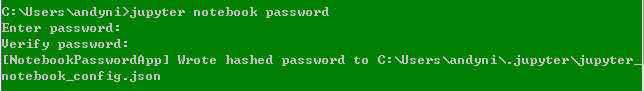 jupyter password